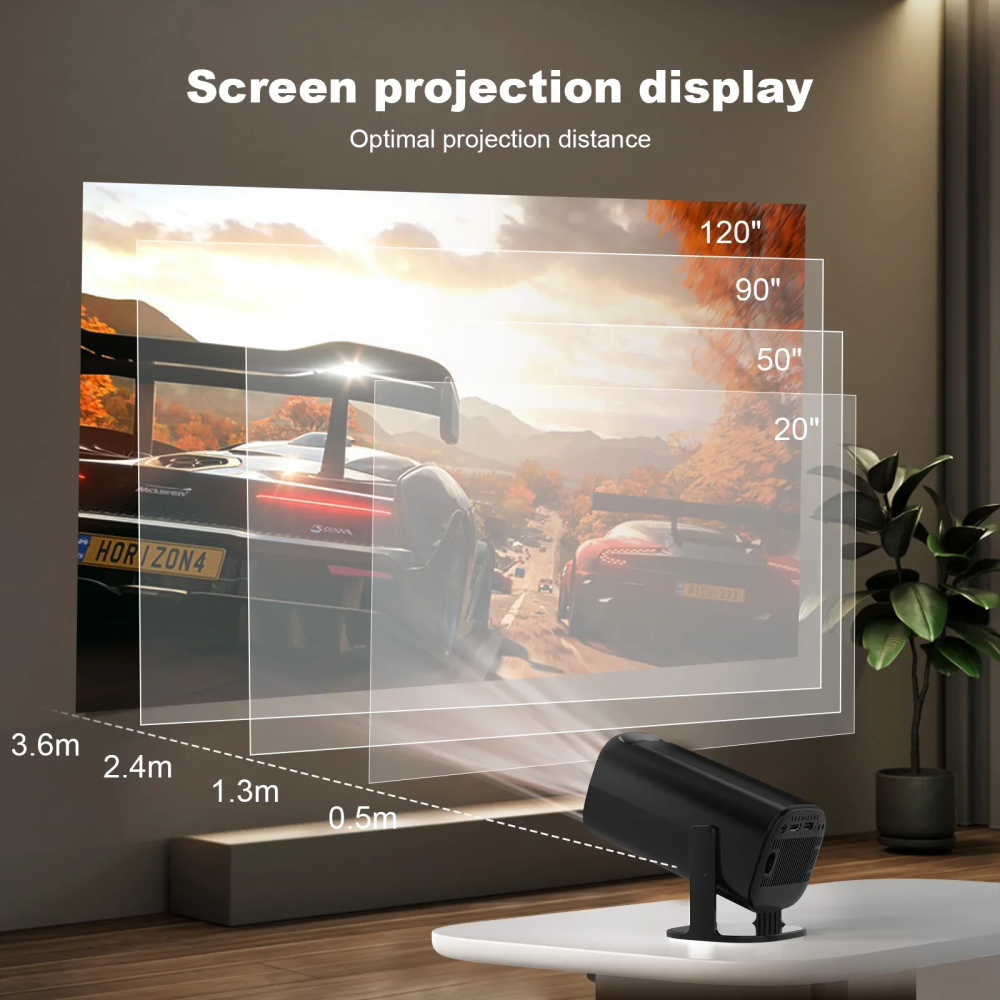 📽️ Proyector Inteligente 4K Android BT 5.0 WiFi 5G 15000lm P30 🌟