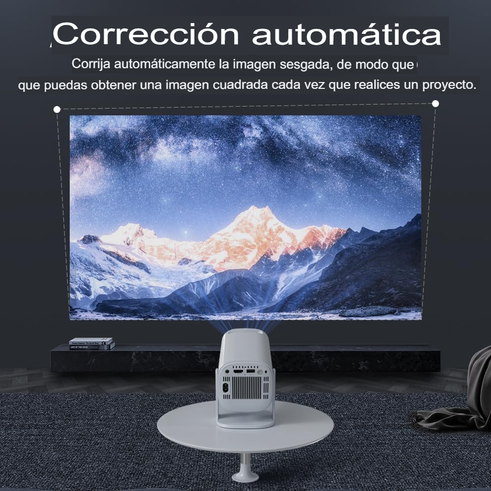 📽️ Proyector Inteligente 4K Android BT 5.0 WiFi 5G 15000lm P30 🌟