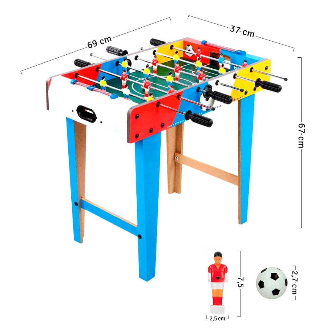 ⚽ Mini Futbolito con Patas Armable - Diversión Compacta para Toda la Familia 🌟🏆