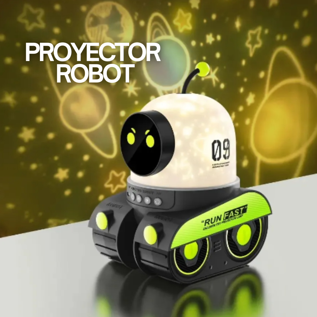 🤖 Proyector de Luz Nocturna Robot: Ilumina Tus Noches con Diversión! 🌟