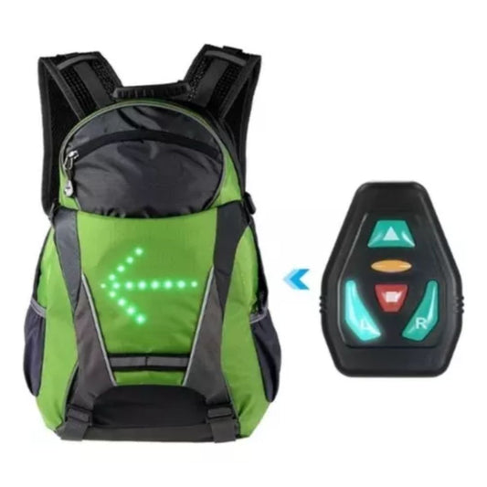 🚴‍♂️ Mochila de Ciclismo Profesional 18L con Luz de Señal LED - ¡Seguridad y Comodidad en Cada Pedaleo! 🌟